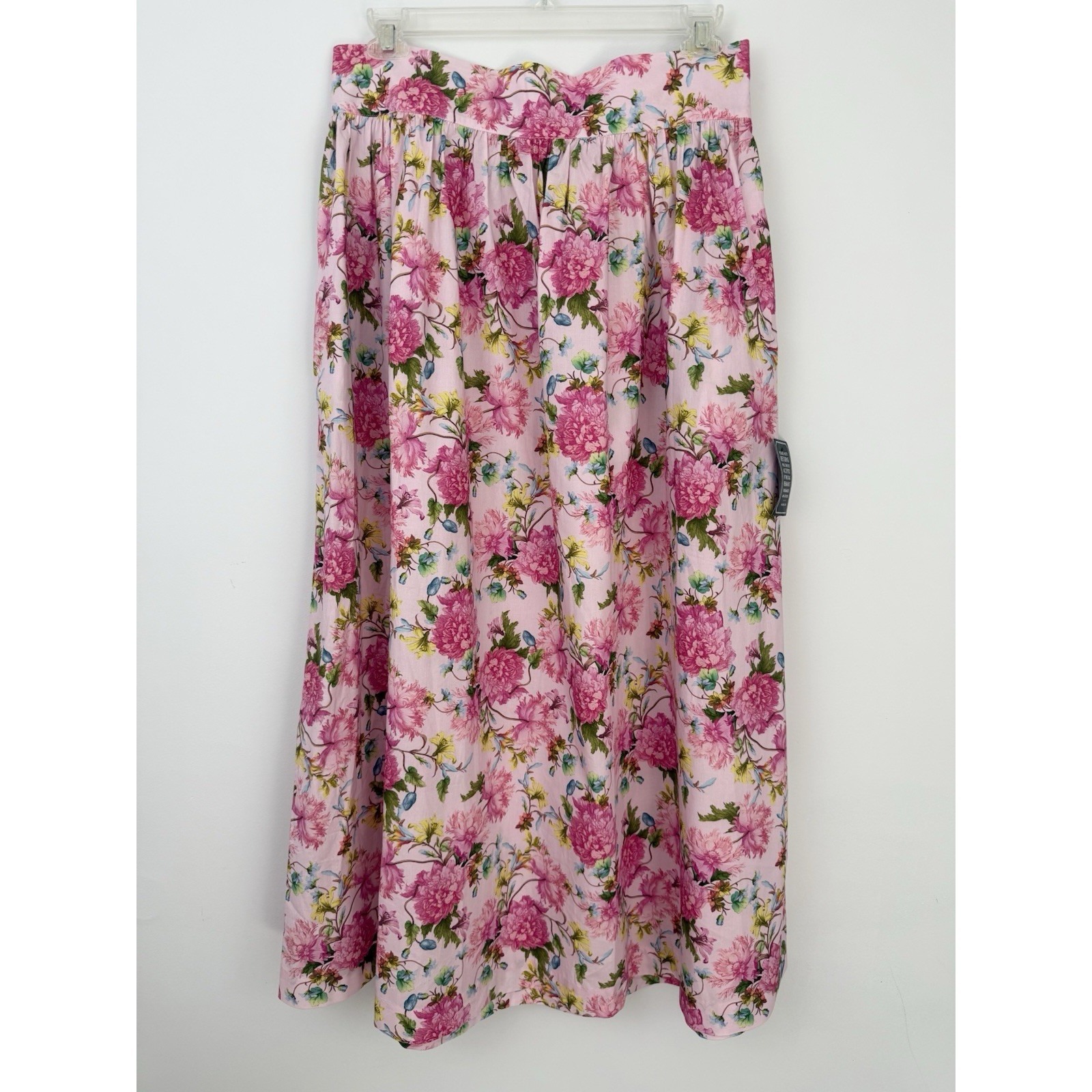 Nicoblu New Alexandra Long Full Maxi Skirt Xl English Roses Floral Print Party — image 2 of 8